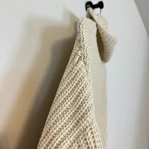 FREE PEOPLE Swim Too Deep Turtleneck Sweater in Tea Size Small thumbnail 7