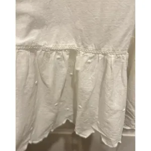 Anthro Let Me Be White Eyelet‎ Embroidered Peplum Cami Top Boho Cotton Sz 6 thumbnail 12