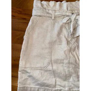 Free People Paperbag Waist Tie‎ Belt tan Mini Skirt Beige Size 8 summer vacation thumbnail 2