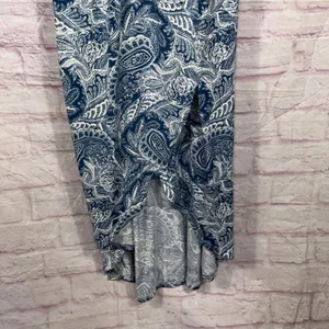 Misimu Small Maternity Blue Paisley Maxi Dress thumbnail 4