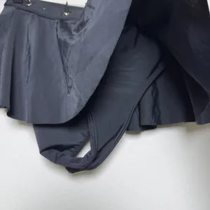 Dolls Kill x Widow Women Skirt Large Black Spiked Studded O-Ring Skater Skirt thumbnail 3
