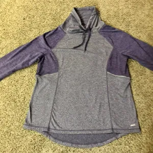 Avia Funnel Neck Activewear Shirt Womens XL Used Purple thumbnail 8