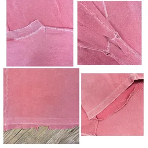 Vintage 80’s Bartack Men’s Salmon Pink Casual Distressed Basic T-Shirt thumbnail 7
