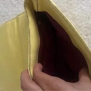 Boutique Yellow Quilted Chain Shoulder Bag thumbnail 7