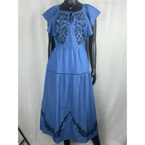 Lost + Wander Riviera Midi Blue Medium Dress thumbnail 2
