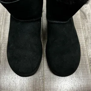 UGG Mini Bailey Button II Boots Black Size 6 thumbnail 3