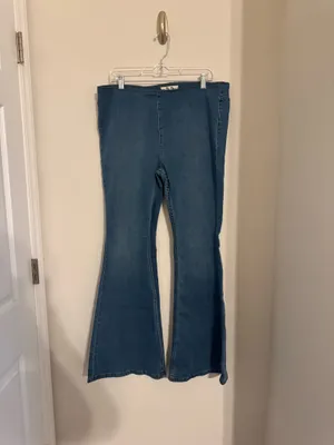 NWOT Free People Penny Pull On Flare Jeans thumbnail 4