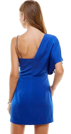 The Clothing Company | NWOT | One Shoulder Asymmetrical Dress | M | Royal Blue | CD01234 thumbnail 2