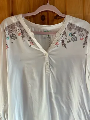 Aventura balloon sleeve Tencel top NWT thumbnail 8