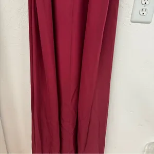 Weddington Way Burgundy Satin Sleeveless Bridesmaid Maxi Dress Womens 6 Formal thumbnail 9