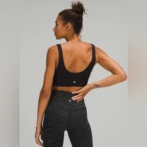 Lululemon Align Reversible Sports Bra Black Le Tigre Camo Deep Coal Multi Size 6 thumbnail 2