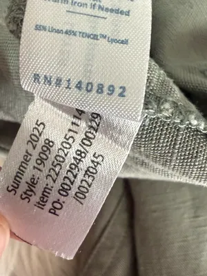 Marine Layer Soft Green Linen Tencel Drawstring Pants Size Medium thumbnail 7