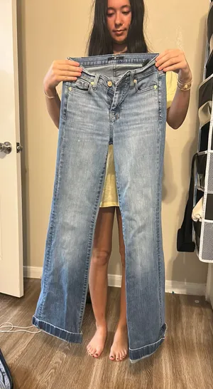 7 For All Mankind Dojo Flare Jeans Light wash thumbnail 1