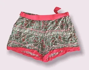 Echo Pajama Shorts Sleepwear Belted Floral Size XL thumbnail 1