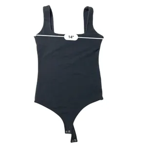Abercrombie & Fitch Soft A&F Black‎ Sleeveless Bodysuit MEDIUM Seamless Punk Y2k thumbnail 5
