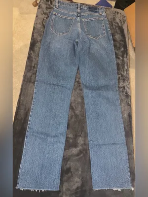 Abercrombie & Fitch The 90s Straight Ultra High Rise Jean Size 26 (2 Long) New thumbnail 9