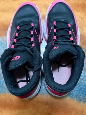 Jordan Max Aura Athletic Sneakers Black Pink 23 thumbnail 13