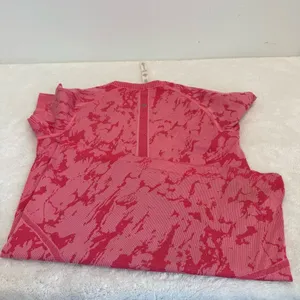 Lululemon Swiftly Tech Short Sleeve Crew Heathered Bon Bon size 8 thumbnail 5