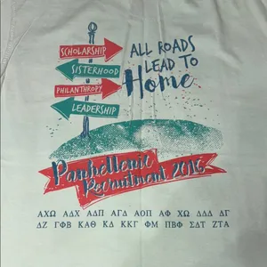 Comfort Colors Alabama Panhellenic T Shirt thumbnail 3