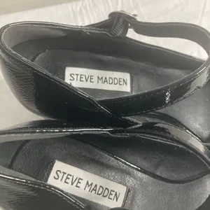 Steve Madden satin mingle platform Mary Jane chunky heel Square Toe 90's Y2K thumbnail 7