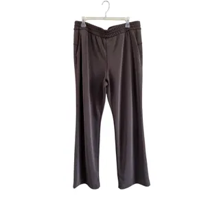 Lululemon‎ Softstreme High Rise Pant 14 Brown Wide Leg Lounge Athleisure thumbnail 2