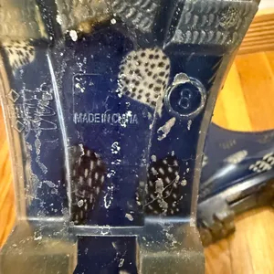 Toms Raindrop Print Rain Boots Wellies Size 8 thumbnail 7