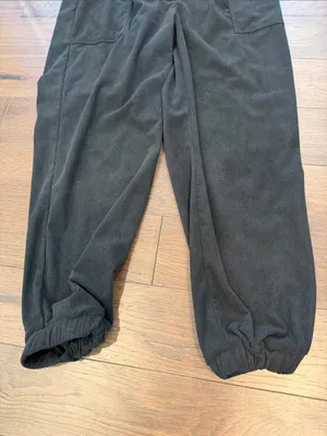 HALARA Black Women’s Corduroy Joggers Size XL Tall - C45-046 thumbnail 4