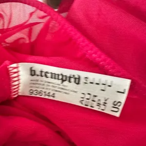 b.tempt'd by Wacoal‎ Hot Pink Mesh Lace Thong Halter Bodysuit Size Large Sexy thumbnail 7