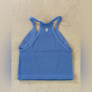 Free People Happiness Runs Crop Tank in Coastal Blue XS/S thumbnail 7
