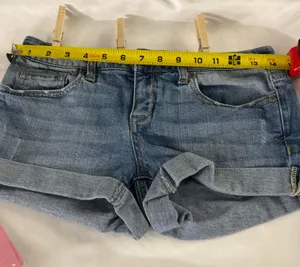 Aeropostale MIDI Denim Short Size 4 Blue thumbnail 7