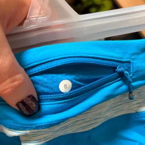 LULULEMON RUN INSPIRE CROPS 8 Beach Blanket Blue Wee Are From Space Aquamarine thumbnail 5