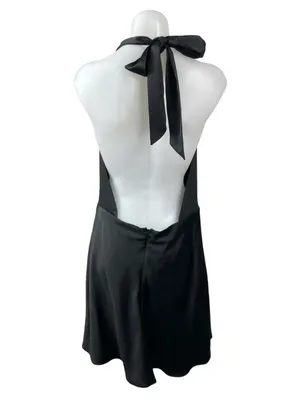 Abercrombie Satin Backless Mini Dress thumbnail 4