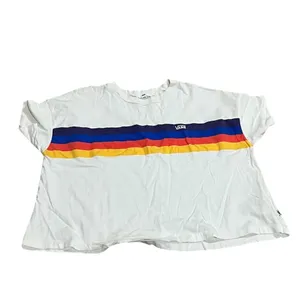 Vans Women's Striped Rainee T-Shirt Multicolor Size S Relaxed Fit thumbnail 4