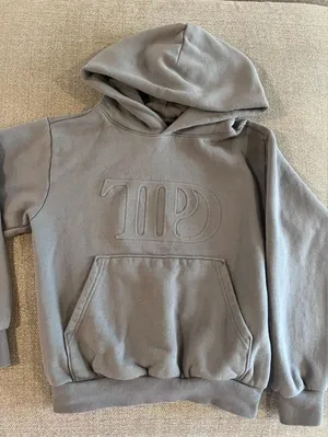 Taylor Swift TTPD embossed washed grey sweatshirt thumbnail 1