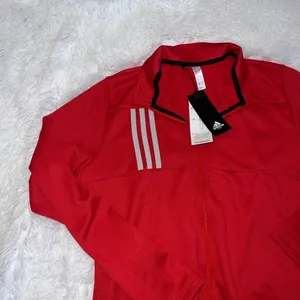 NWT Adidas Golf Full Zip Red size Women’s Large thumbnail 2