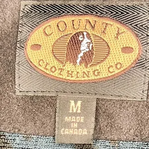 Country Clothing Co.Black and Blue Vest Size M, western clothing thumbnail 3