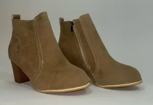 Women's Tan Ankle Boots Size 8 thumbnail 1