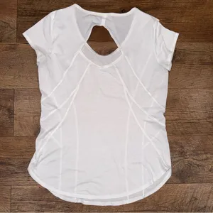 Athleta Short-Sleeve Athletic Tee w/Contour Seams & Peekaboo Back Window thumbnail 7