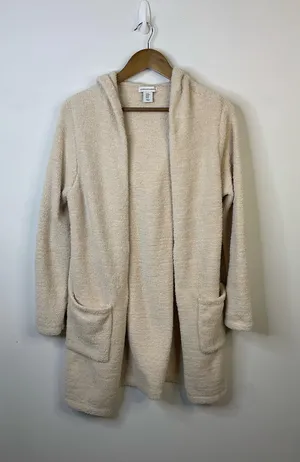 Cupcakes and Cashmere Hooded Open Front Cardigan Size Medium thumbnail 2
