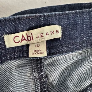 Cabi Blue Jeans Womens 16 Denim Flare 511R Stretchy Dark Wash Comfort Pants thumbnail 9