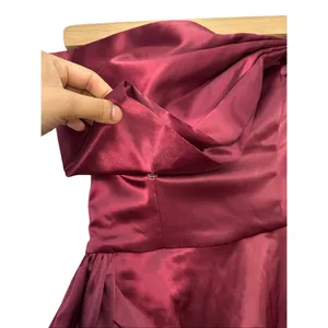 Moda Glam Vienna Statement Bow Gown With Sash‎ Merlot Size 6 Prom Wedding Guest thumbnail 11