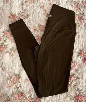 Olive Green Leggings thumbnail 1