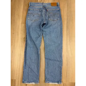 Levis Premium Wedgie Straight Jeans Womens 26 Blue High Rise Button Fly Denim thumbnail 8