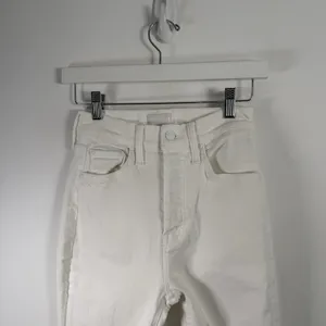 Mother Denim‎ The Tripper Ankle Fray Unfairest of Them All White Jeans Womens 24 thumbnail 3