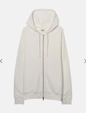 Elwood Core Zip Hoodie White Size L thumbnail 1