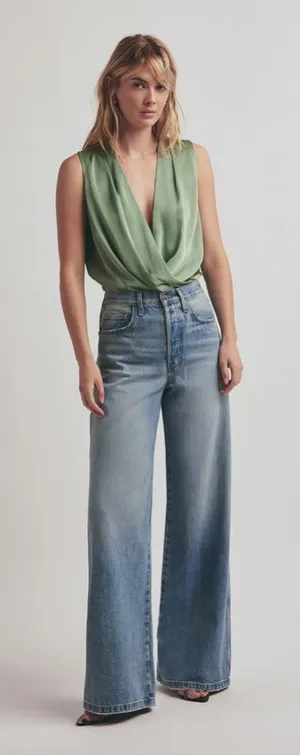 Favorite Daughter THE MASHA SUPER HIGH‎ RISE WIDE LEG thumbnail 1
