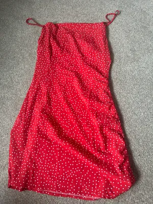 SheIn Red And White Summer Dress thumbnail 1