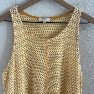 Umgee Yellow Bright Sunshine Longline Tank Large Handkerchief Large thumbnail 3
