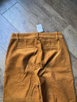 NWT J.Crew Cognac Corduroy Wide Leg Pants Size 2 thumbnail 4