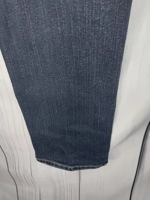 American Eagle Outfitters Women's Dark Blue Low-Rise Minimalist Y2K Skinny Jeans thumbnail 10